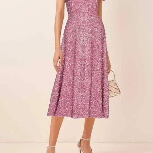 Markarian Pink Sparkly Dress 2020 Runway - Picture 3 of 7